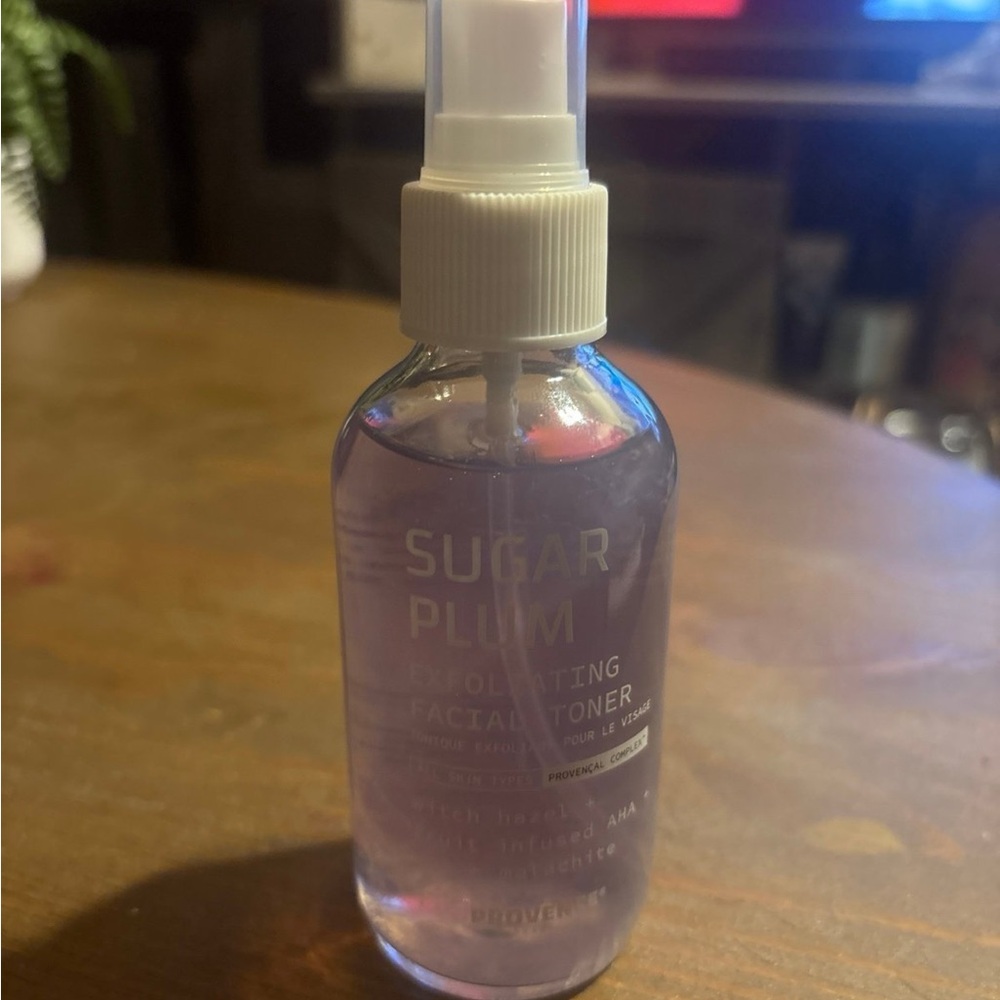 Provencé Beauty Sugar Plum Exfoliating Facial Toner - Purple
